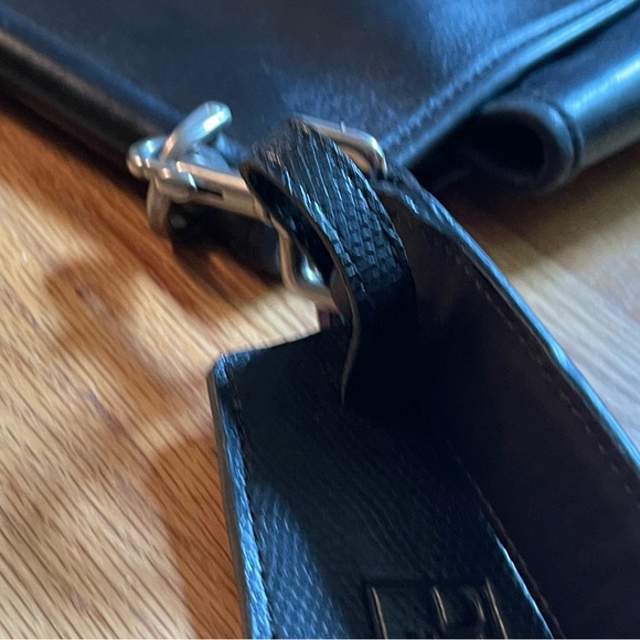 Coach Laptop business all leather bag nylon lining - Picture 8 of 13